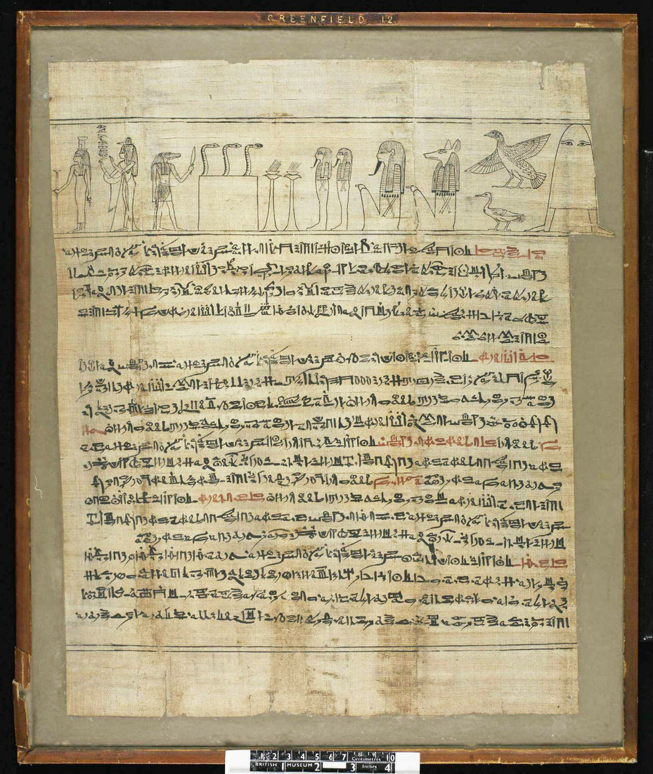 The Greenfield Papyrus Book of the Dead of Nestanebetisheru Frame 12 Trustees British Museum